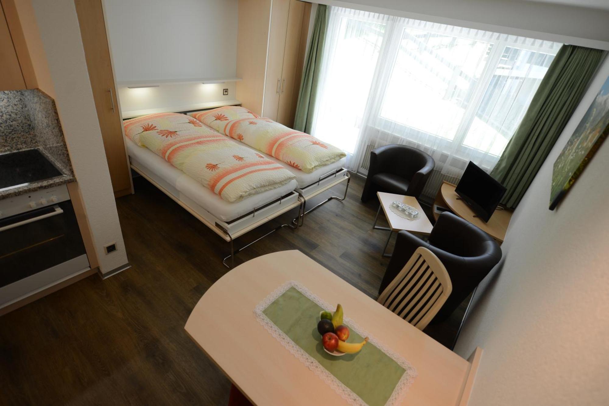 Haus Kandahar Saas-Fee Kamer foto